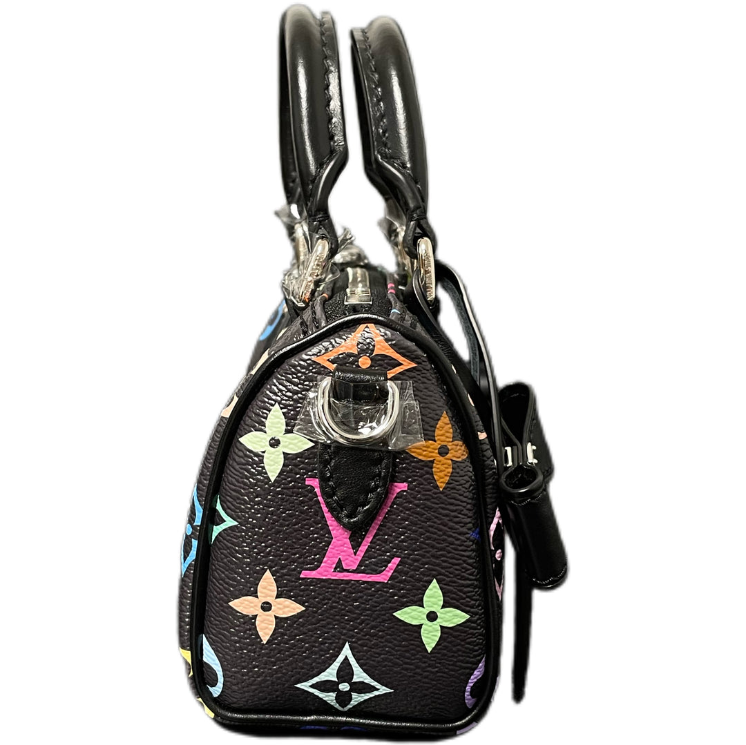 Louis Vuitton x Takashi Murakami Multicolore Monogram Speedy Nano 2025