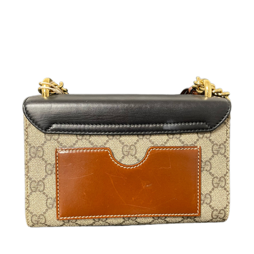 Gucci GG Supreme Padlock Small Crossbody Bag
