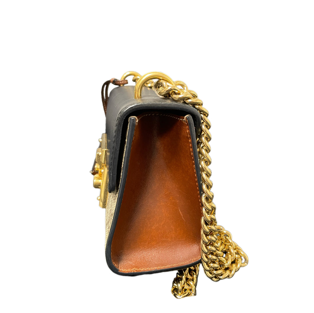 Gucci GG Supreme Padlock Small Crossbody Bag