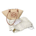 Load image into Gallery viewer, Loewe Raffia Anagram Medium Bucket Bag 2022
