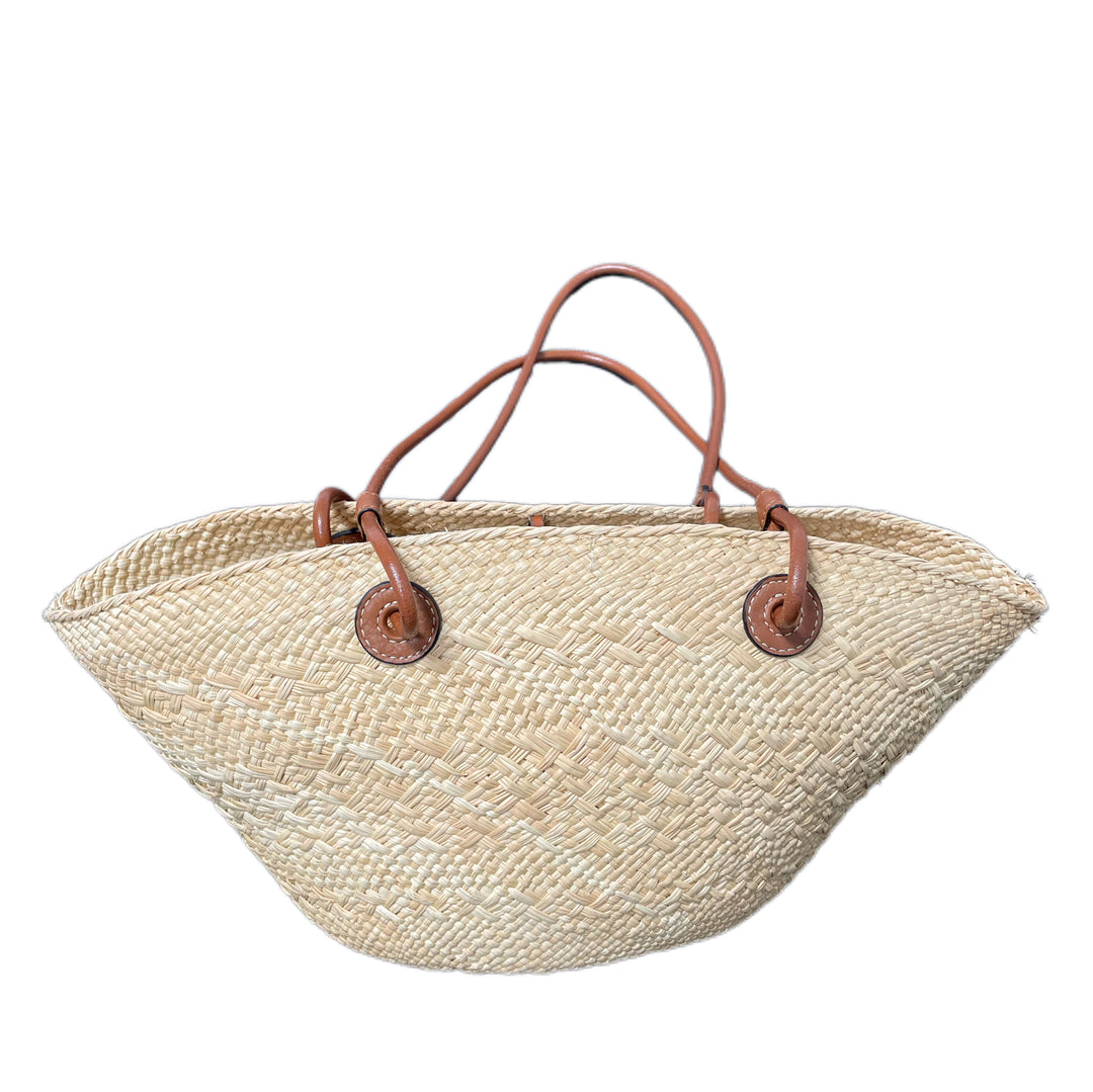 Loewe Raffia Anagram Medium Bucket Bag 2022