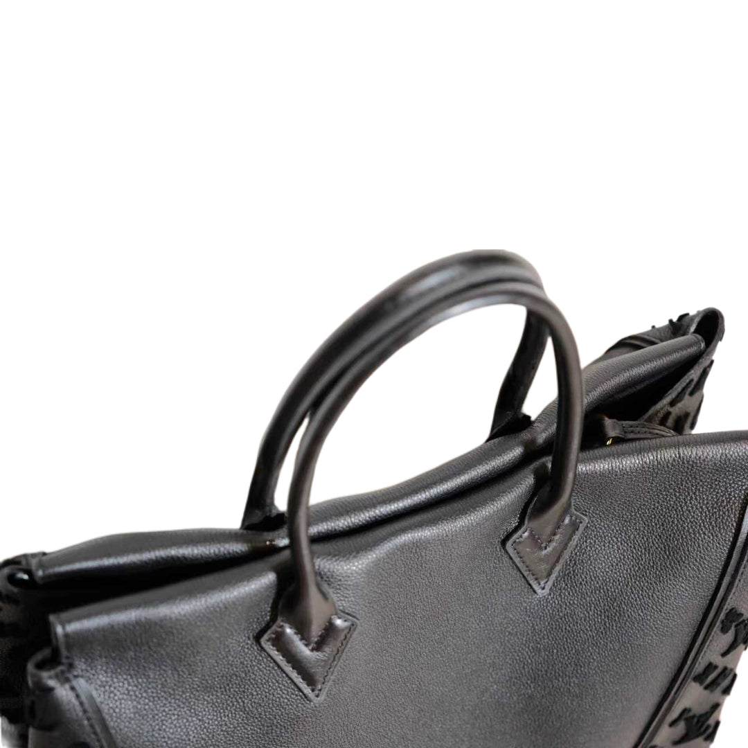 Louis Vuitton Leather Prunille Veau Cachemire GM