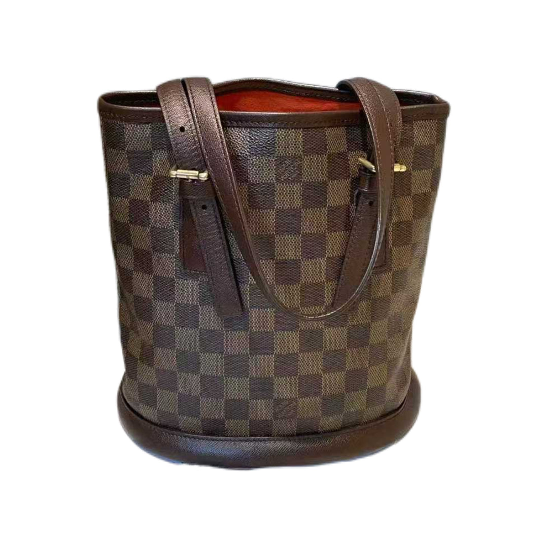 Louis Vuitton Marais Bucket Bag in Damier Ebene