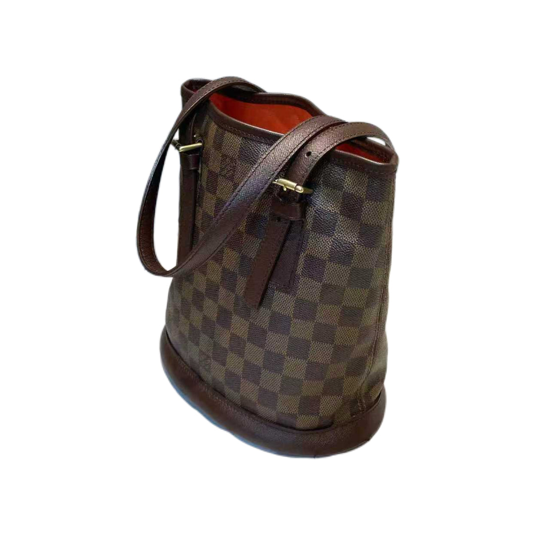 Louis Vuitton Marais Bucket Bag in Damier Ebene